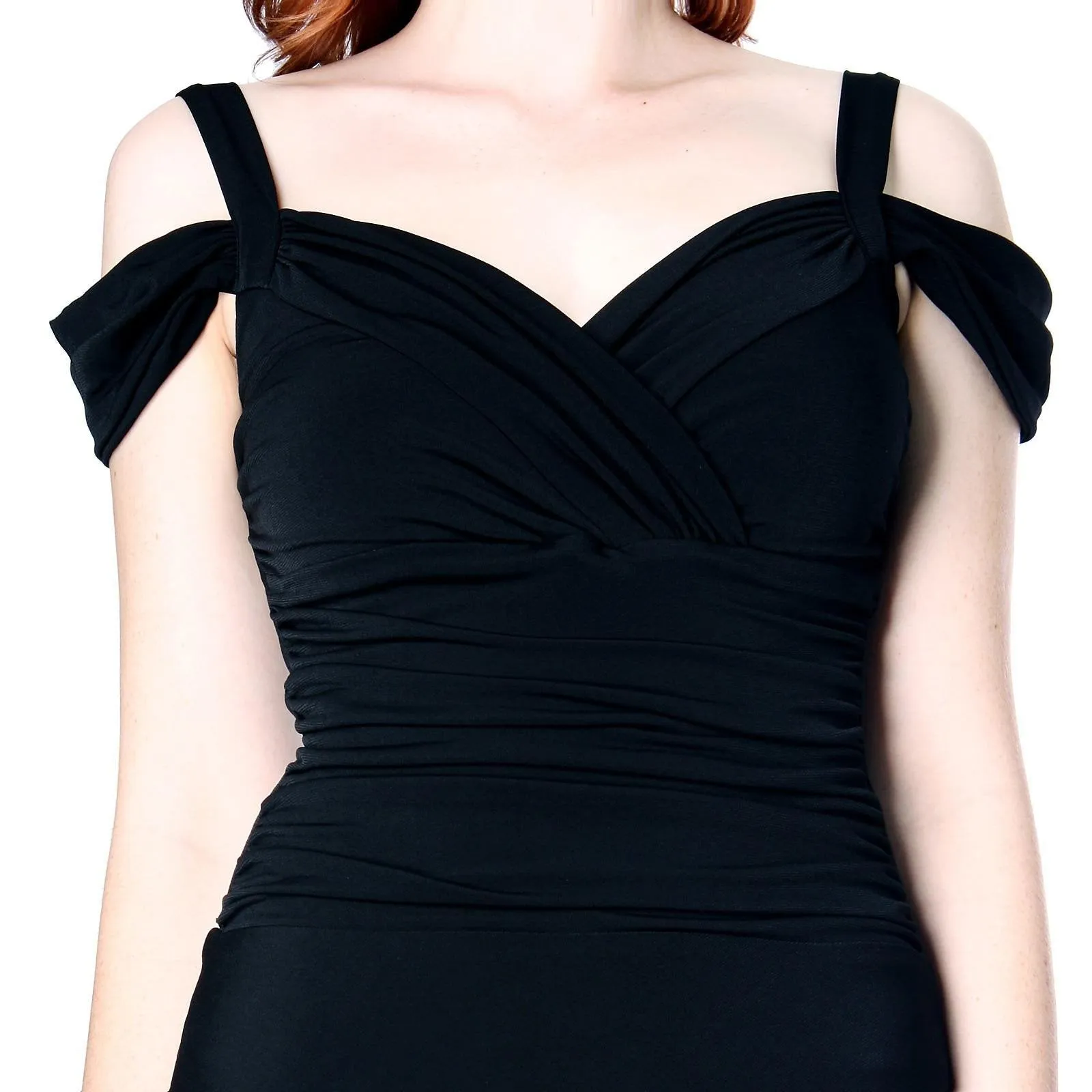 Elegant Cold-Shoulder Evening & Event Dress