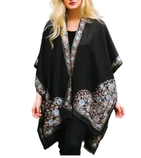 Embroidered Poncho