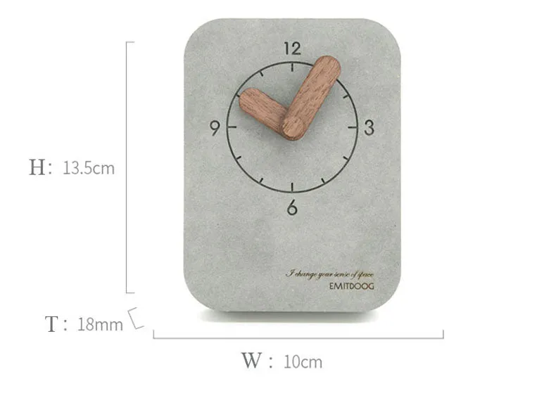 Emitdoog Minimalist Clock