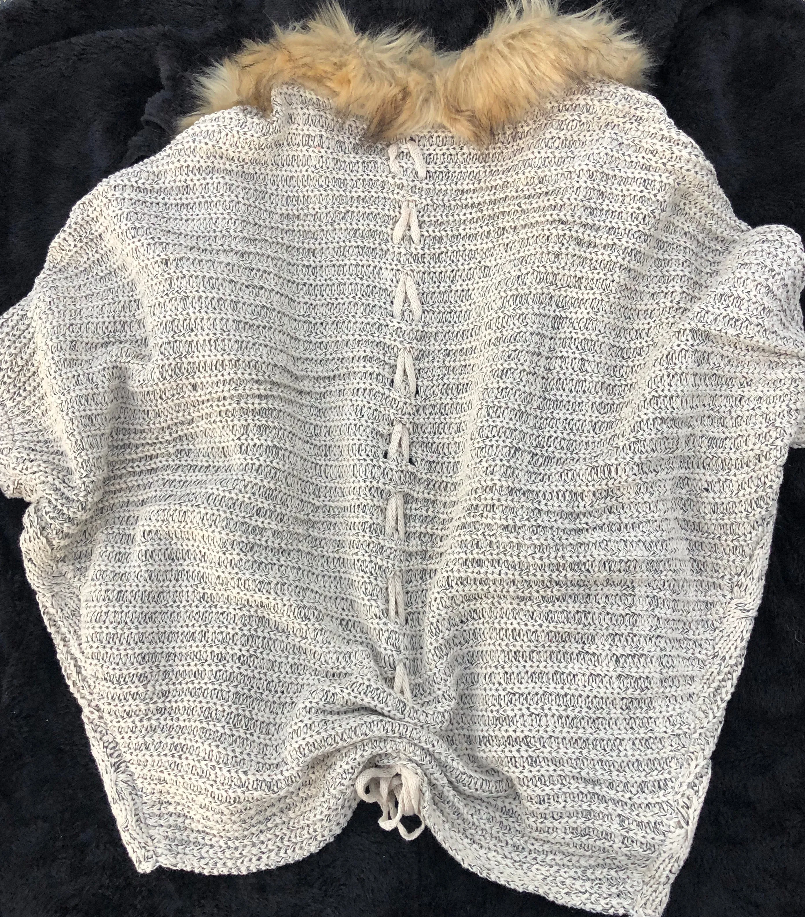 Faux Fur Emily Cardigan (Small/Medium)