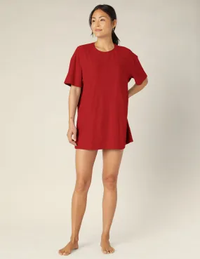 Featherweight Hit Snooze Sleep Tee Dress