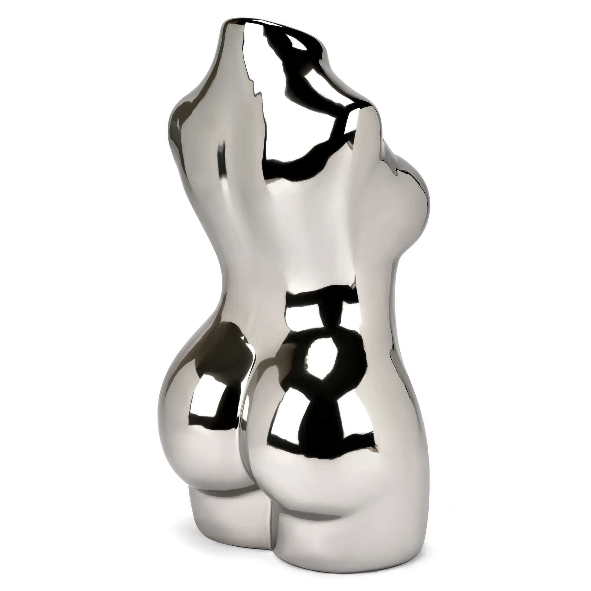 Female Silhouette Body Vase - 29cm - Assorted Colours