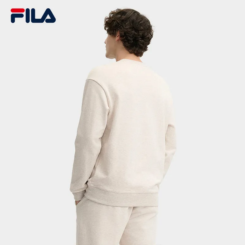 FILA CORE LIFESTYLE FILA MILANO STUDIO IN MILAN Men Sweatshirt (Grey / Light Khaki)