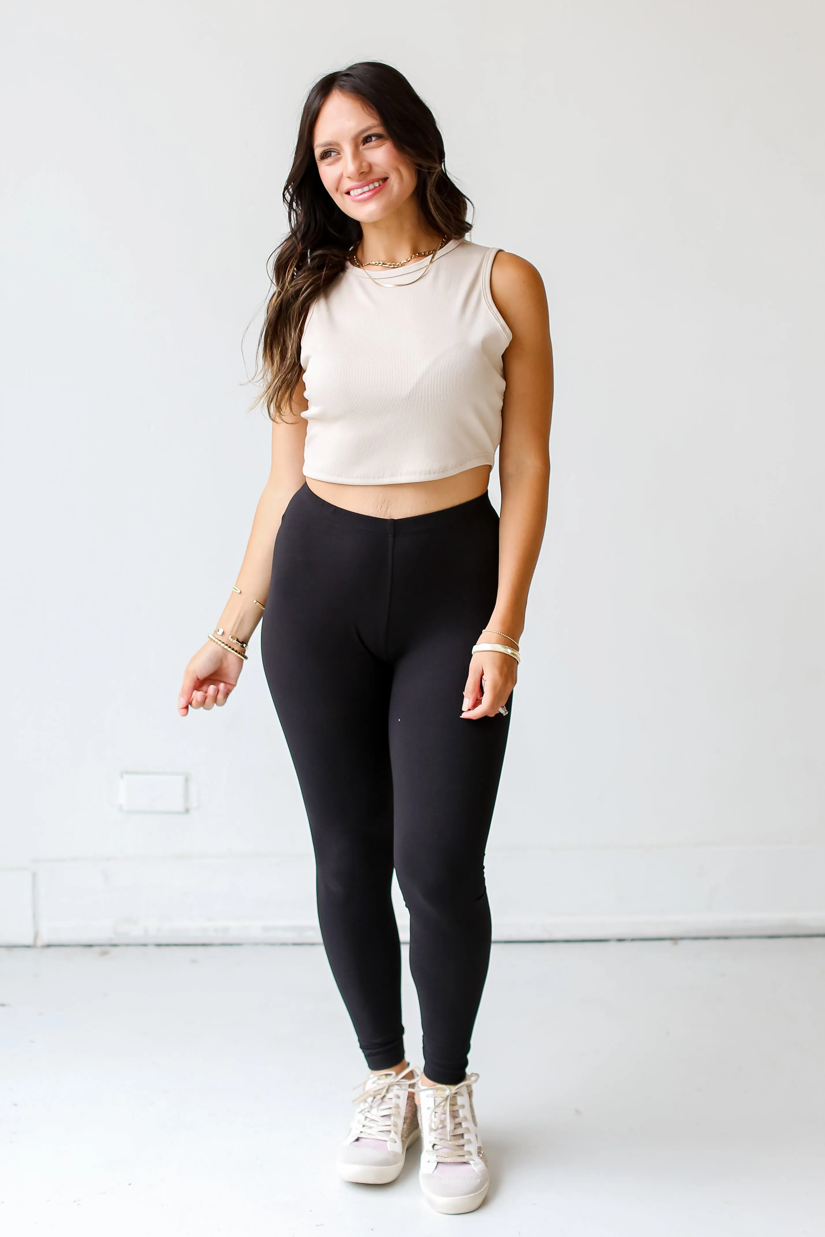 FINAL SALE - Easy Essential High-Waisted Leggings