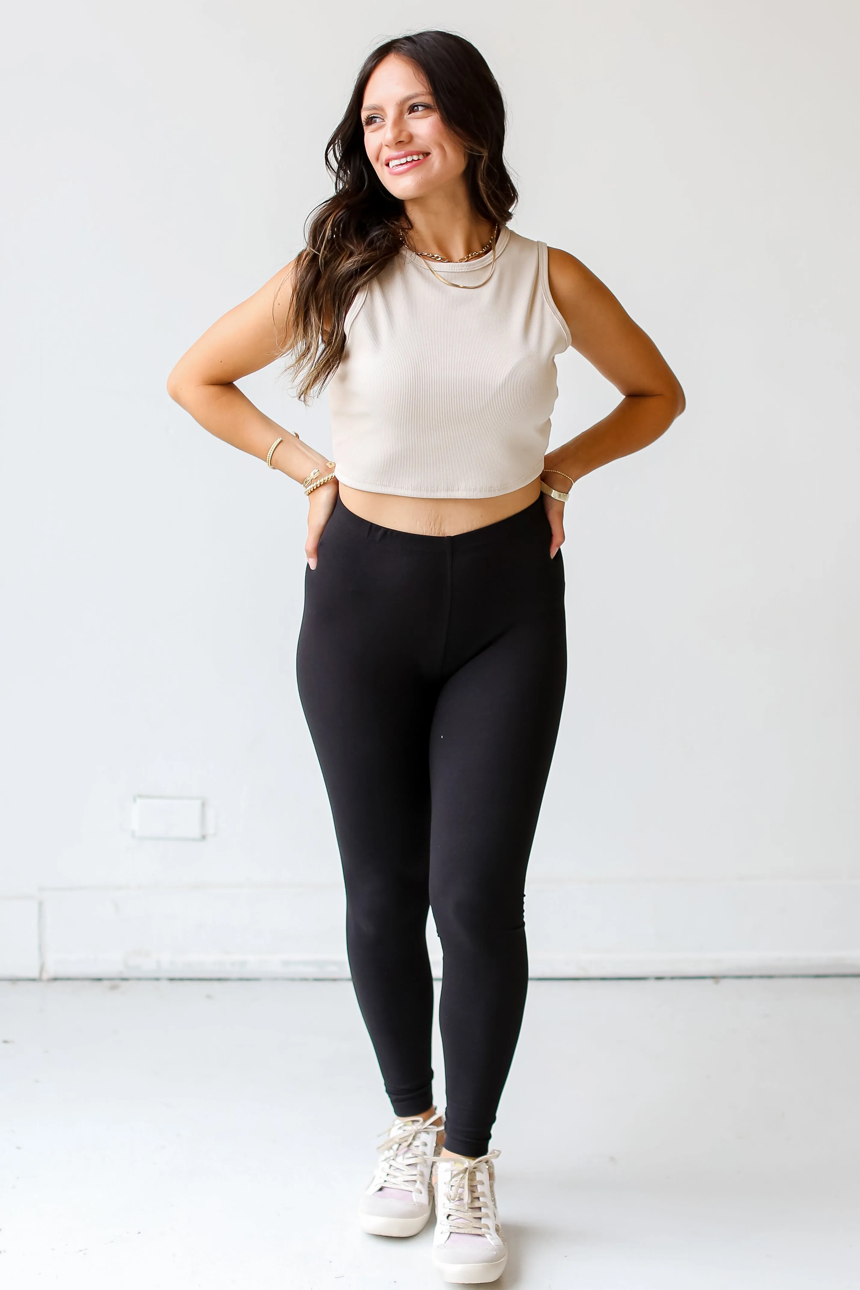 FINAL SALE - Easy Essential High-Waisted Leggings