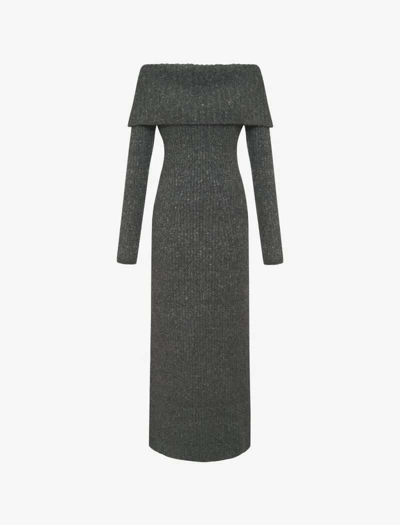 Fireside Maxi Dress | Charcoal Heather