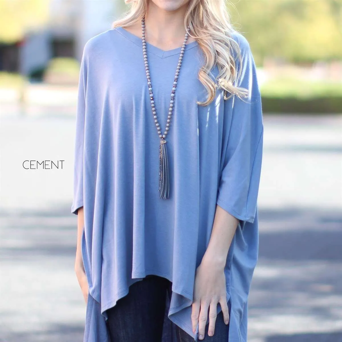 Flowy Poncho Tunic | S-XL