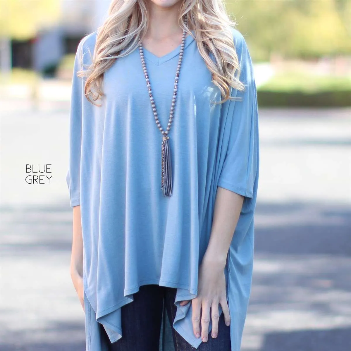 Flowy Poncho Tunic | S-XL