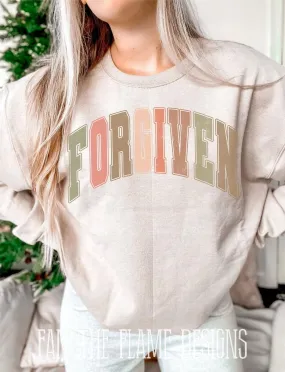 Forgiven muted colors tee/sweatshirt