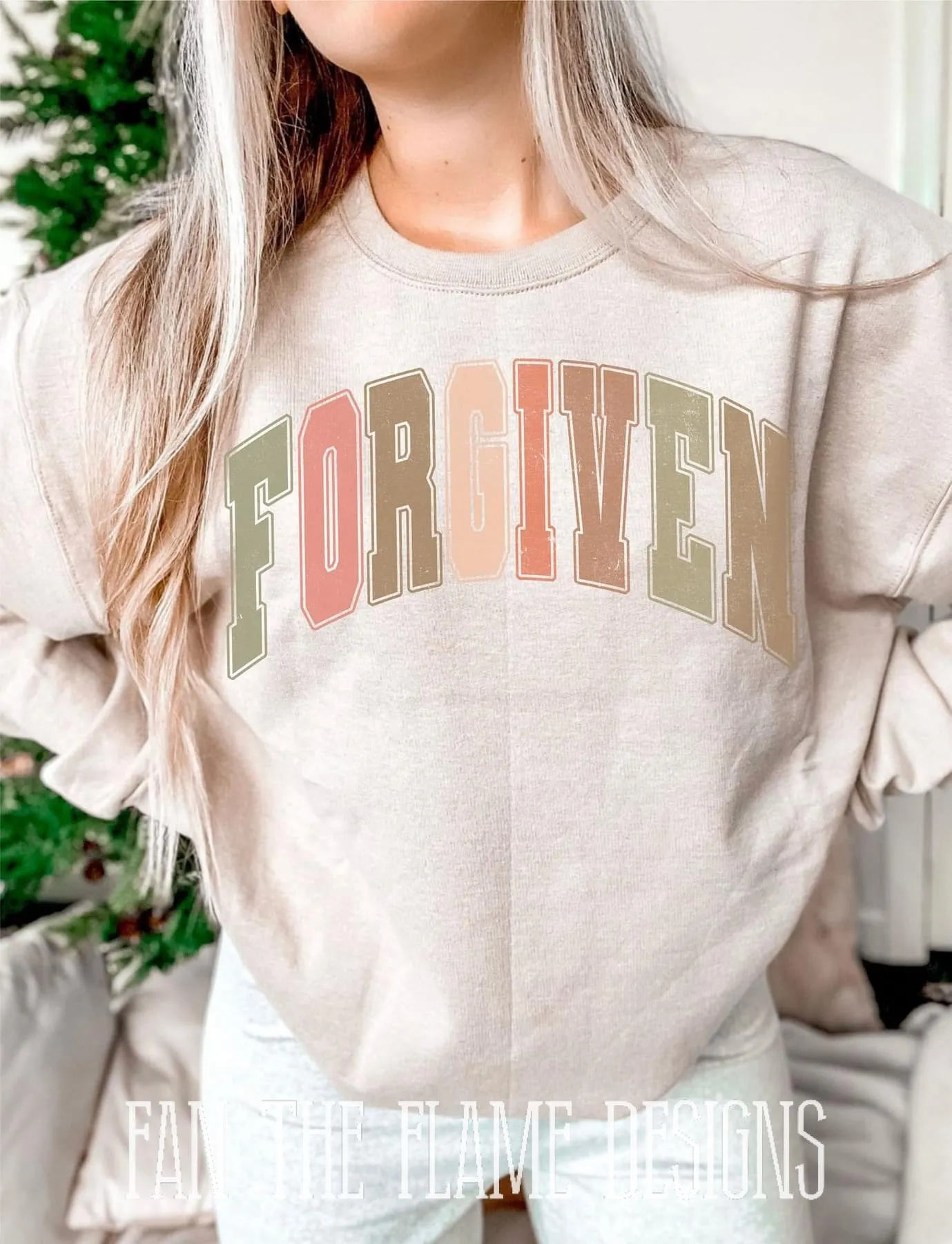 Forgiven muted colors tee/sweatshirt