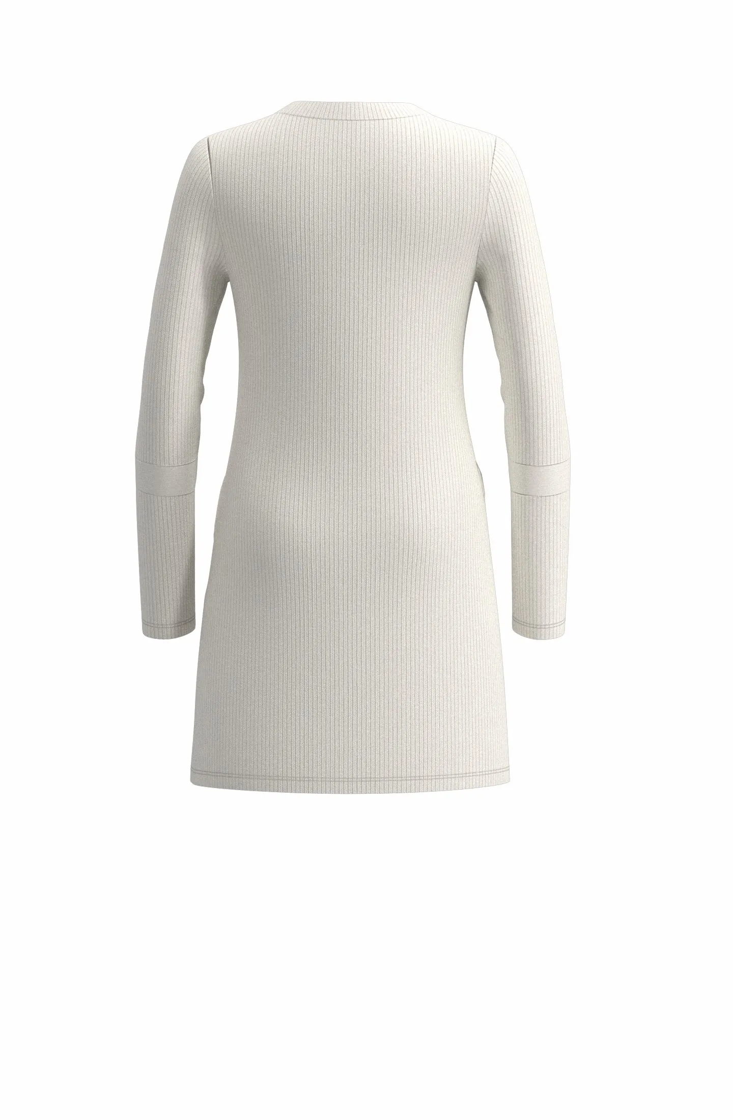 Girl's A-Line Button Dress - Off-white