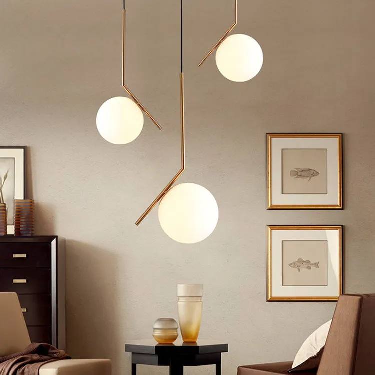 Glass Ball Pendant Light