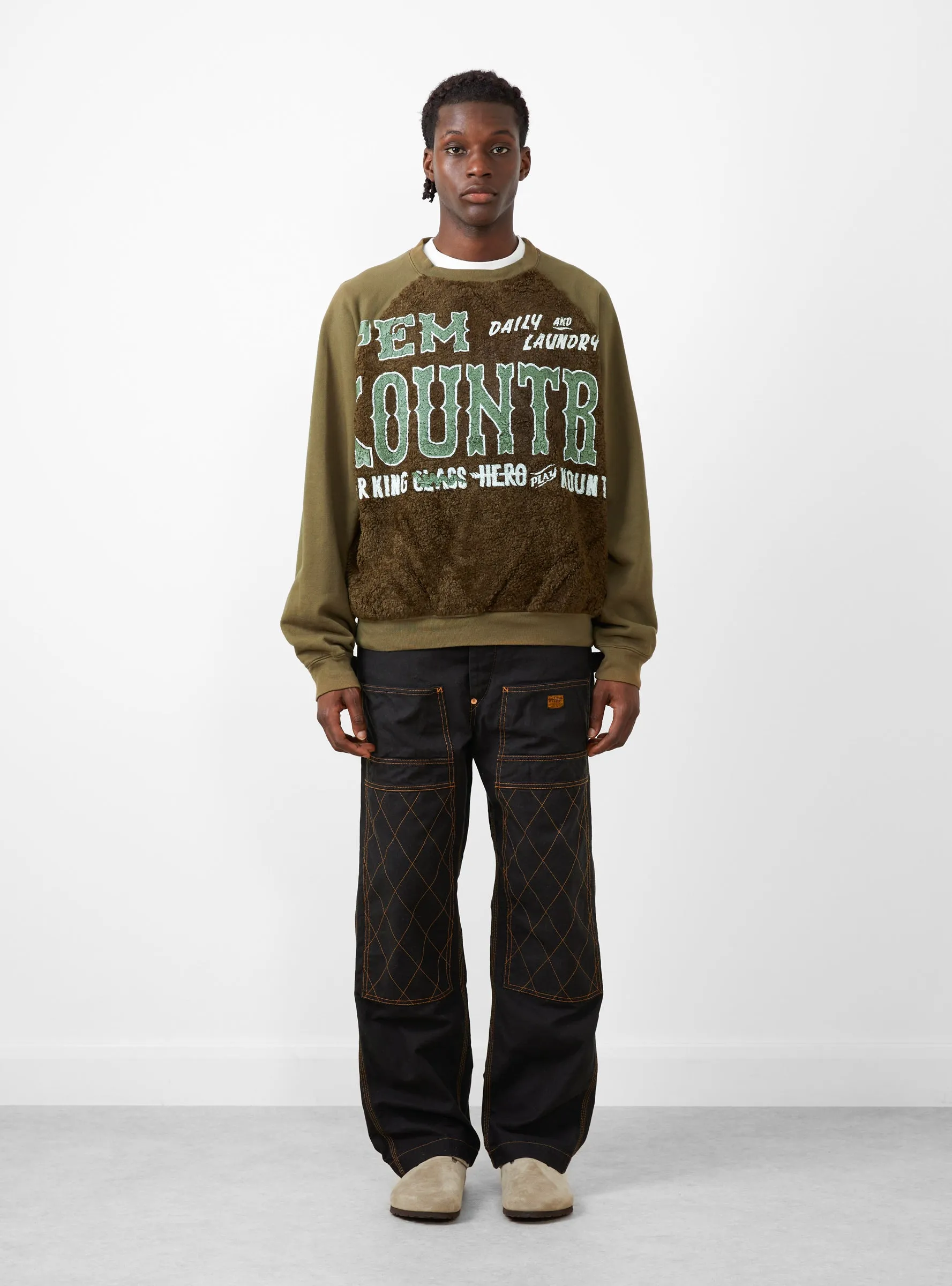 Grizzly Fur Sweatshirt Khaki