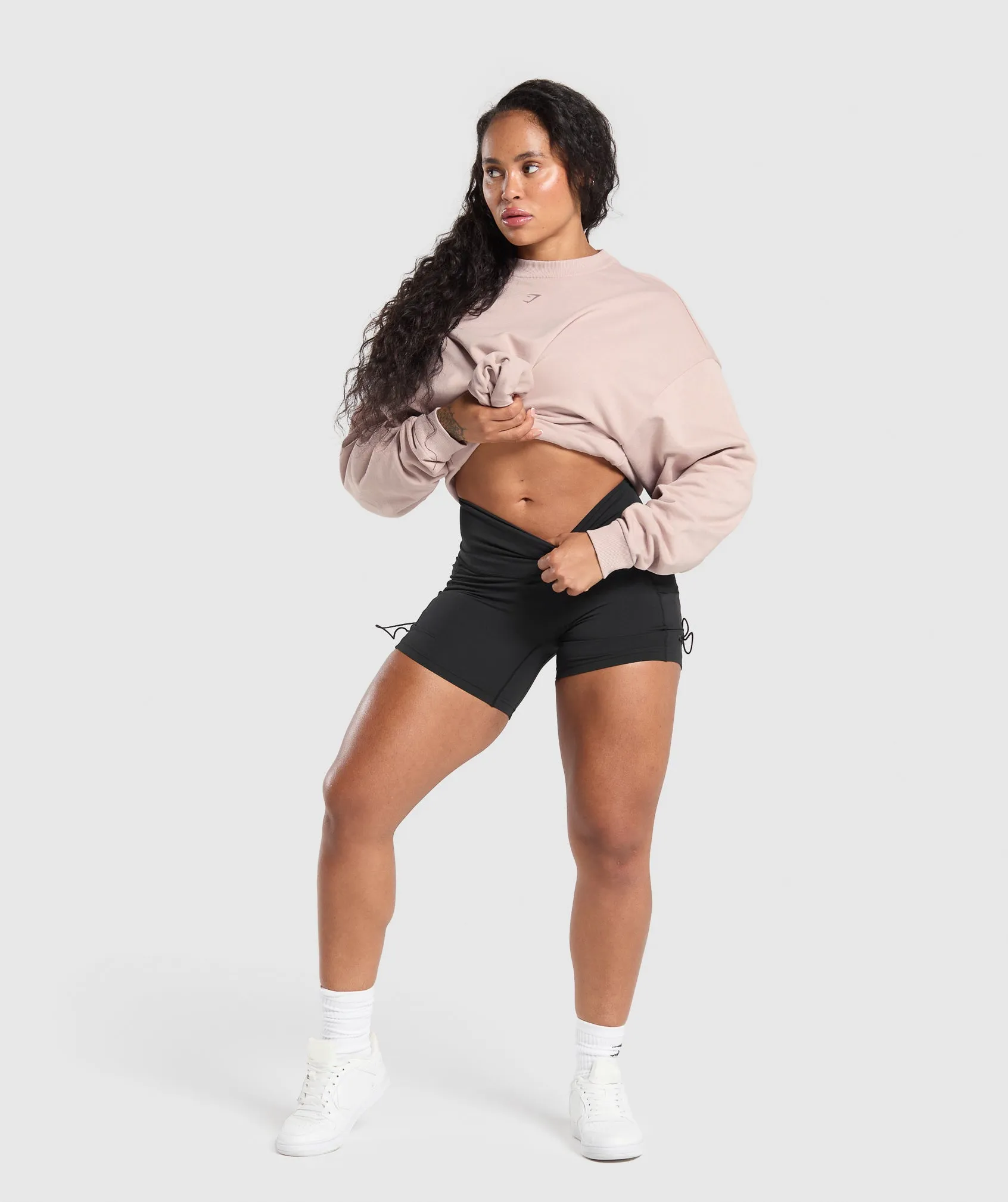 Gymshark Collegiate Sweatshirt - Muted Pink