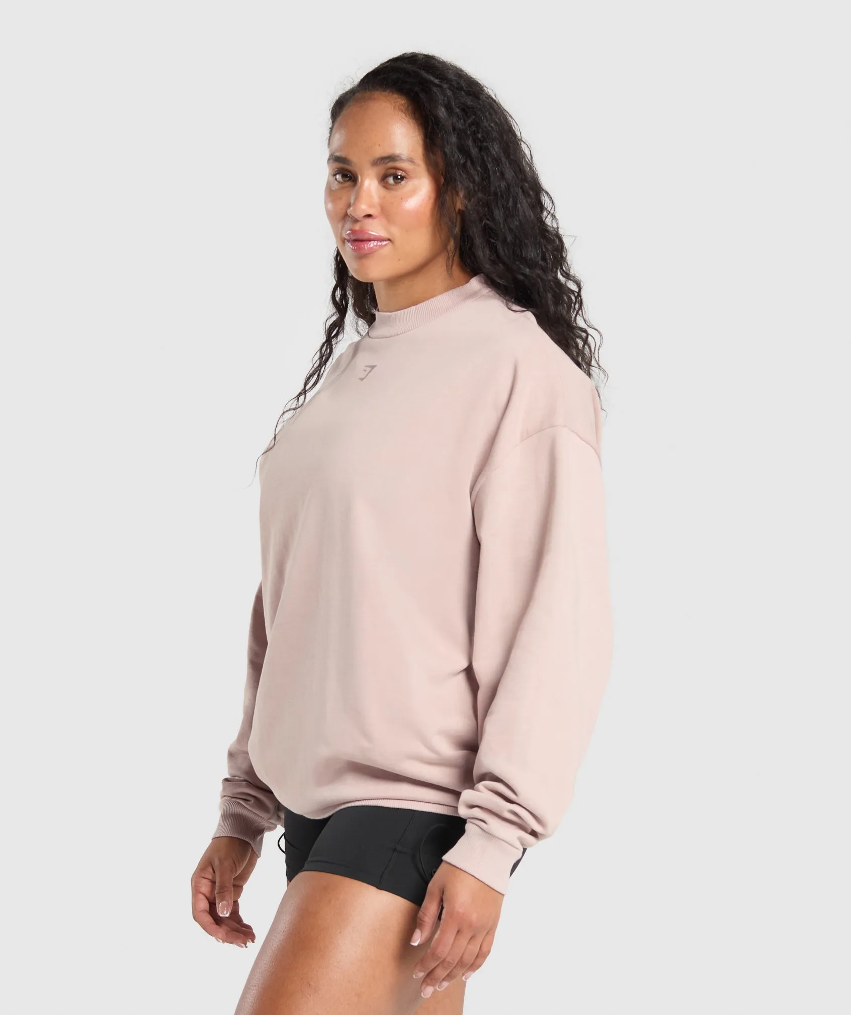 Gymshark Collegiate Sweatshirt - Muted Pink