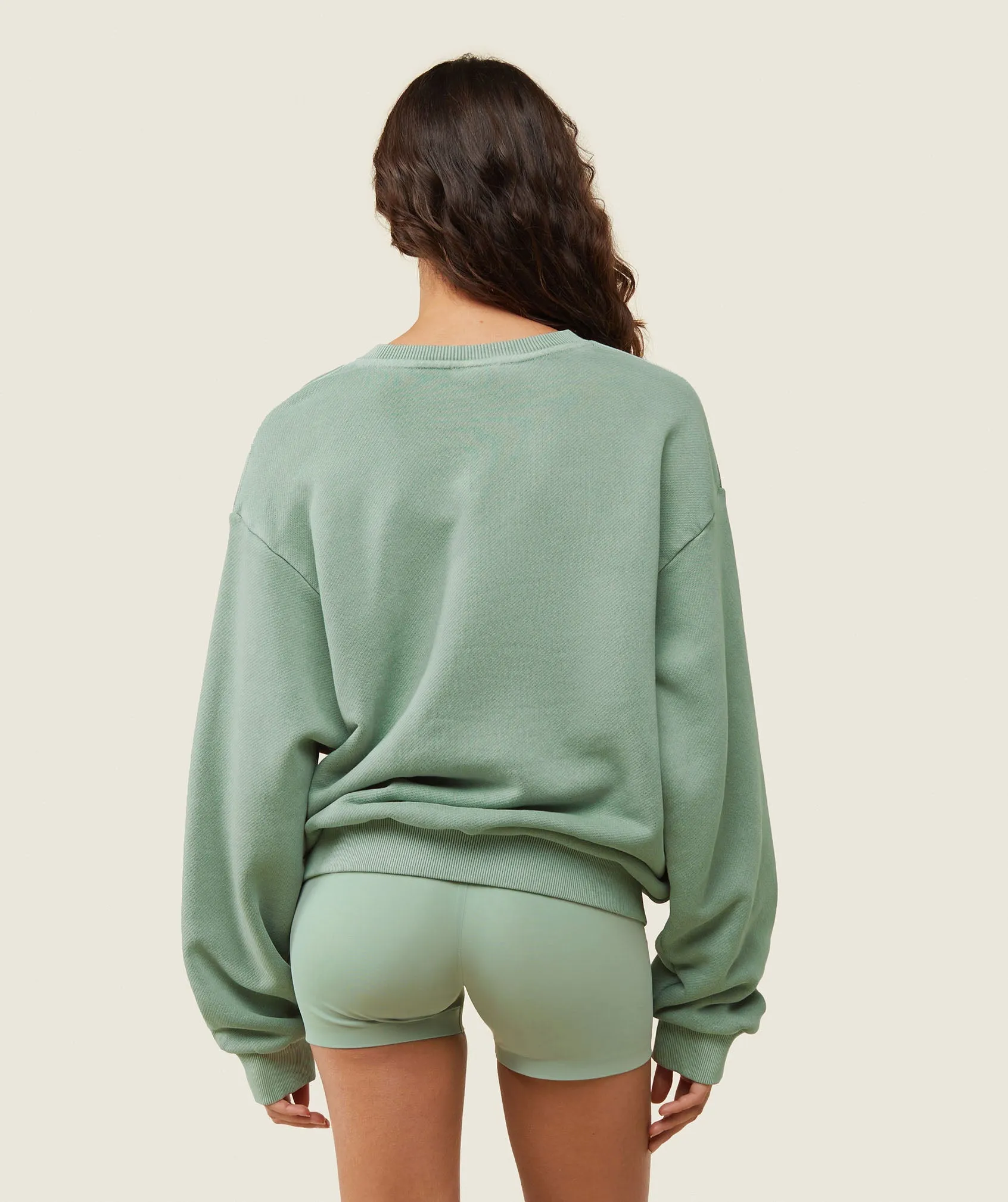 Gymshark everywear Relaxed Sweatshirt - Dollar Green