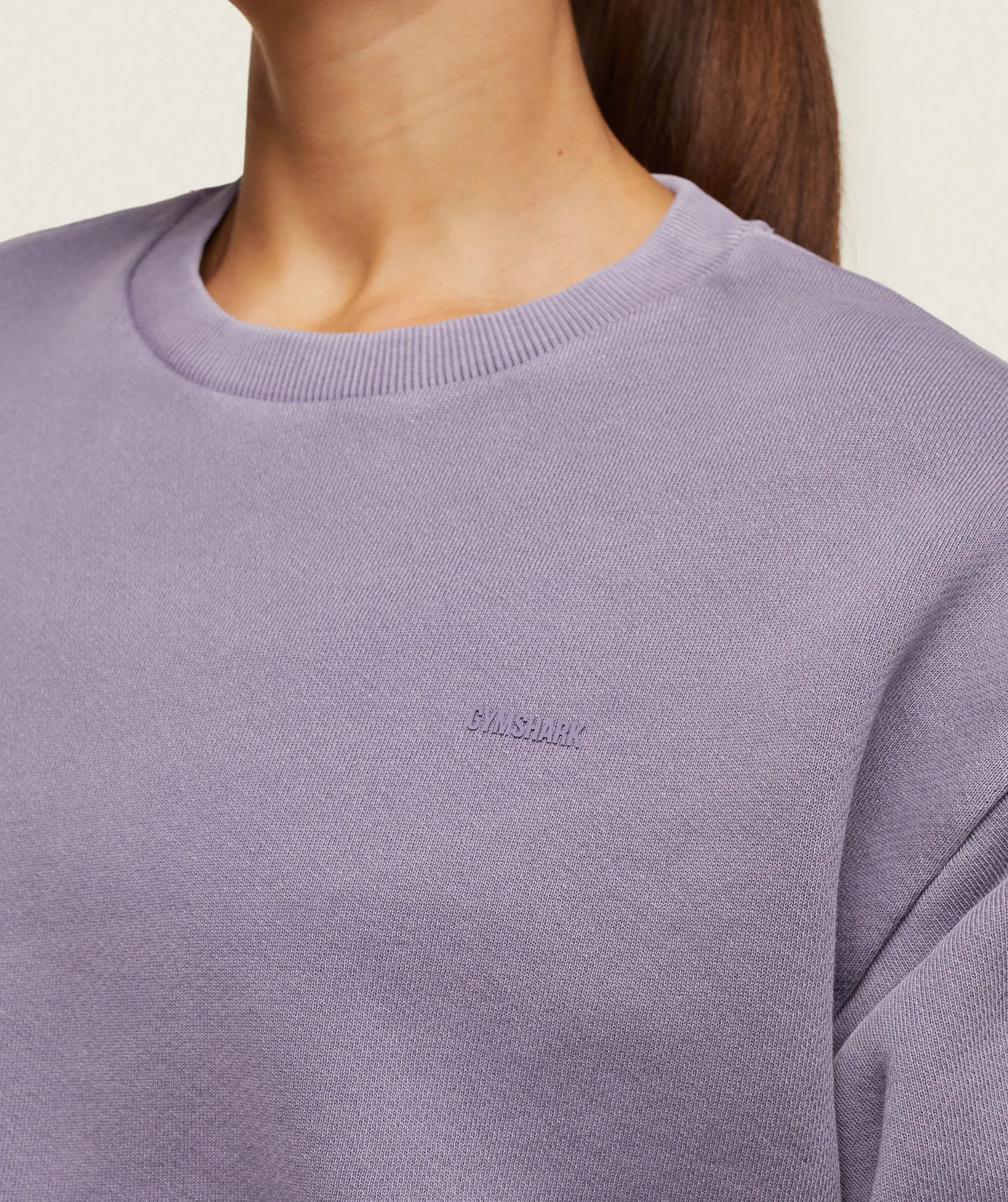 Gymshark everywear Relaxed Sweatshirt - Fog Purple