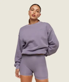 Gymshark everywear Relaxed Sweatshirt - Fog Purple