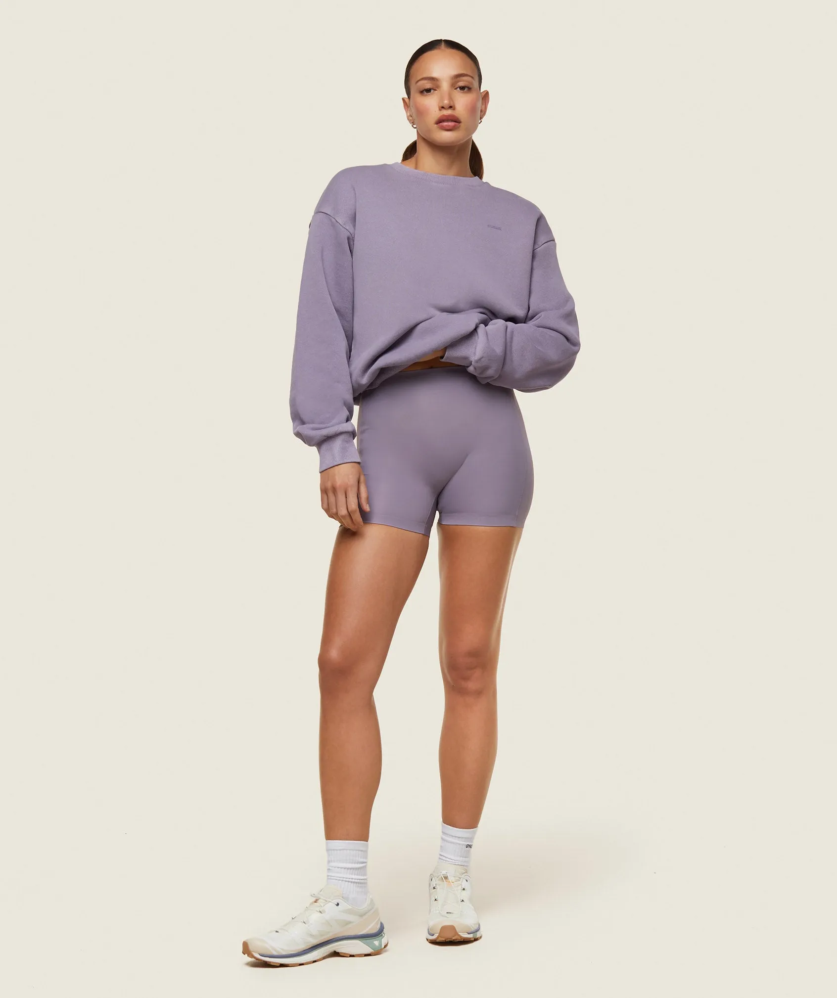 Gymshark everywear Relaxed Sweatshirt - Fog Purple