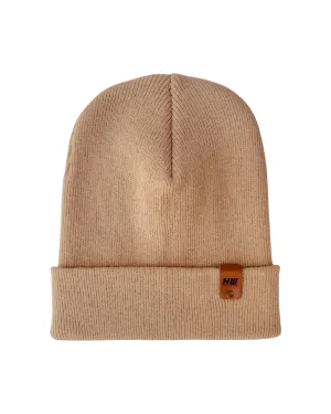 HAAKWEAR Knit Cuffed Beanie - Dune Beige, Made in USA