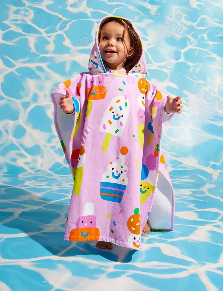 HALCYON NIGHTS KIDS HOODED TOWEL SUNDAE FUN DAY