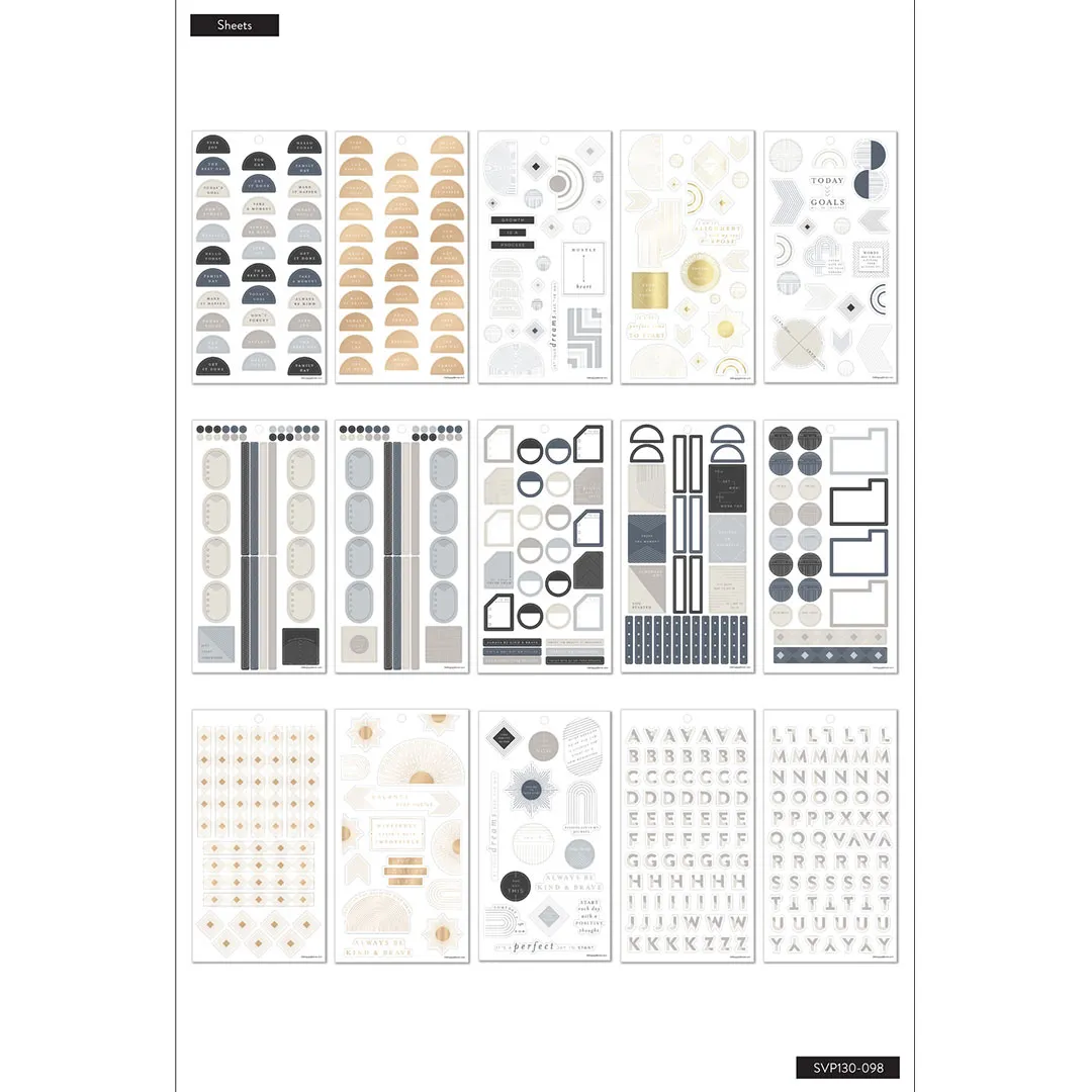 Happy Planner Align Mini Value Sticker Pack