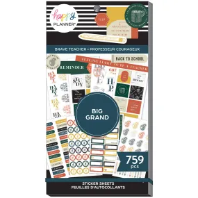 Happy Planner Big Brave Inspired Sticker Book Value Pack