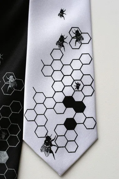 Hive Microfiber Necktie