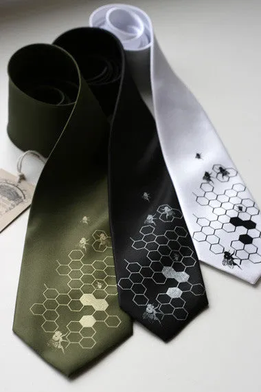 Hive Microfiber Necktie