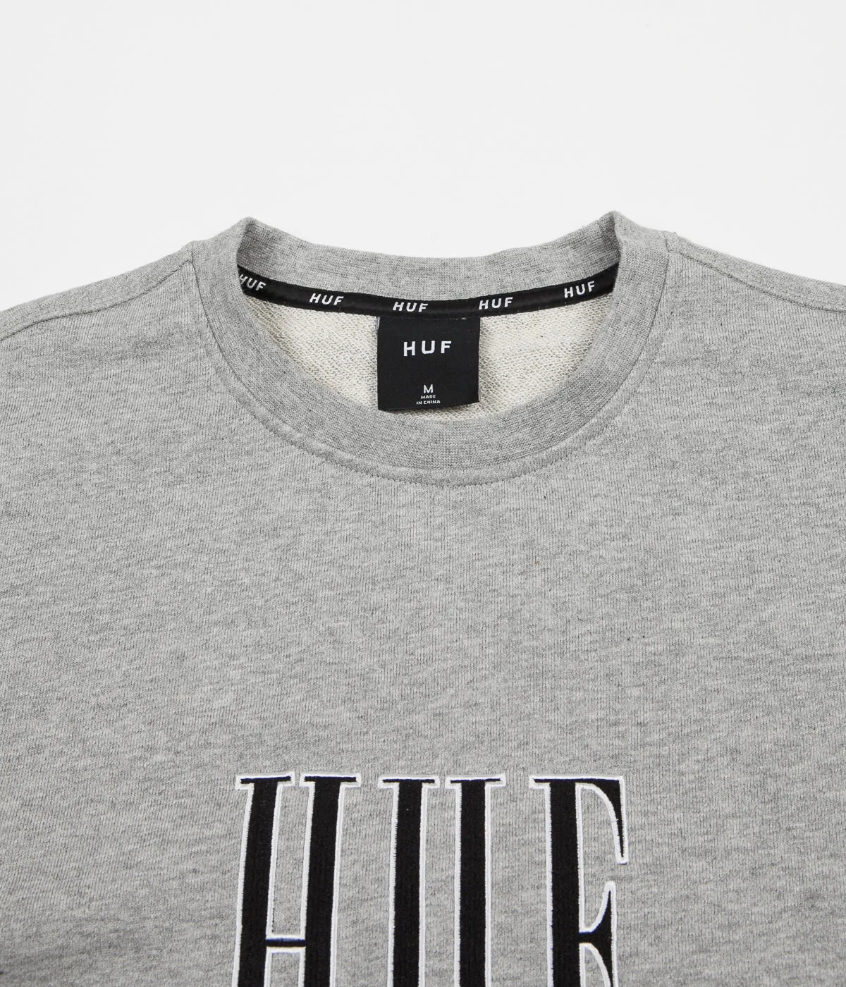 HUF Crevasse Crewneck Sweatshirt - Grey Heather