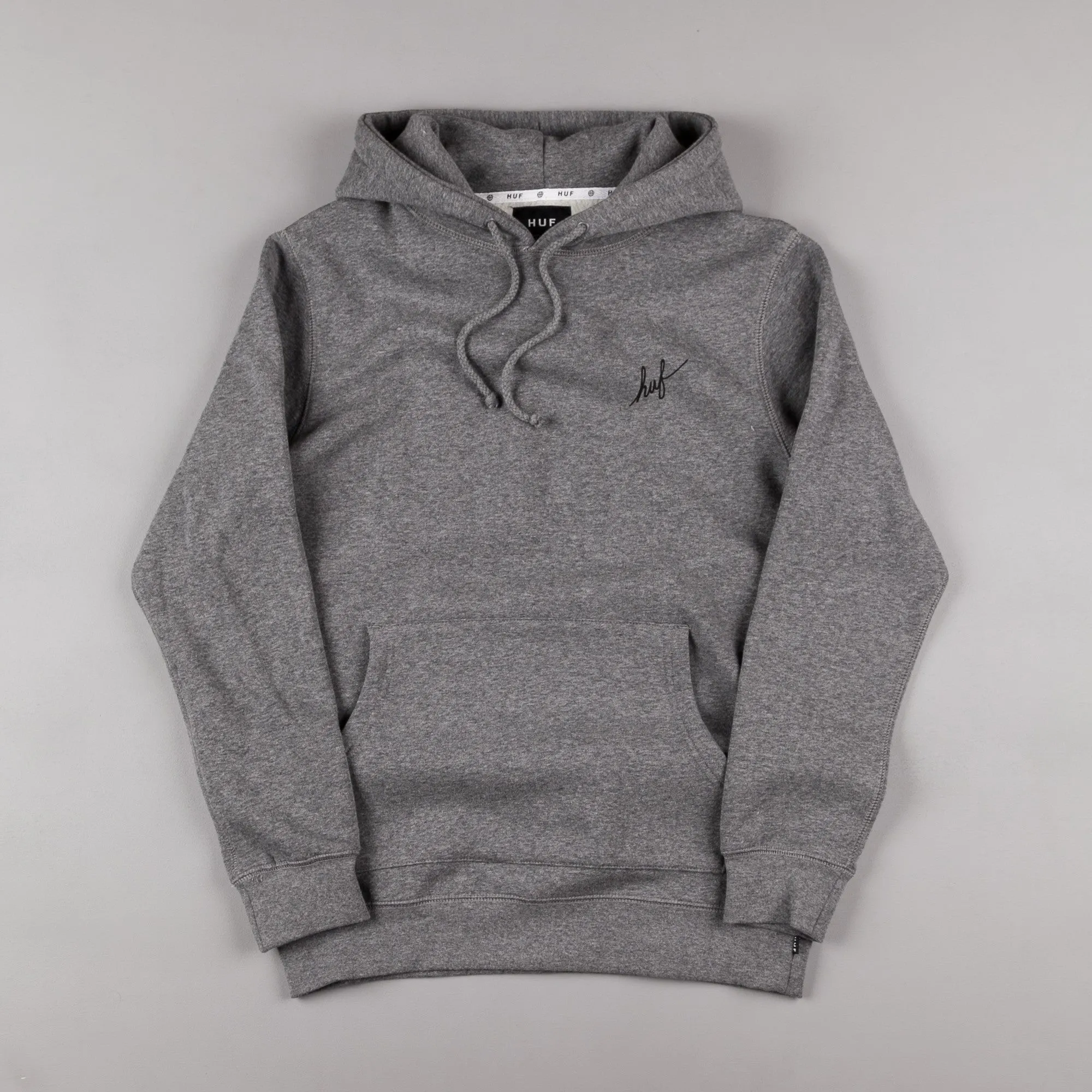 HUF Muted Military Classic H Hooded Sweatshirt - Grey Heather