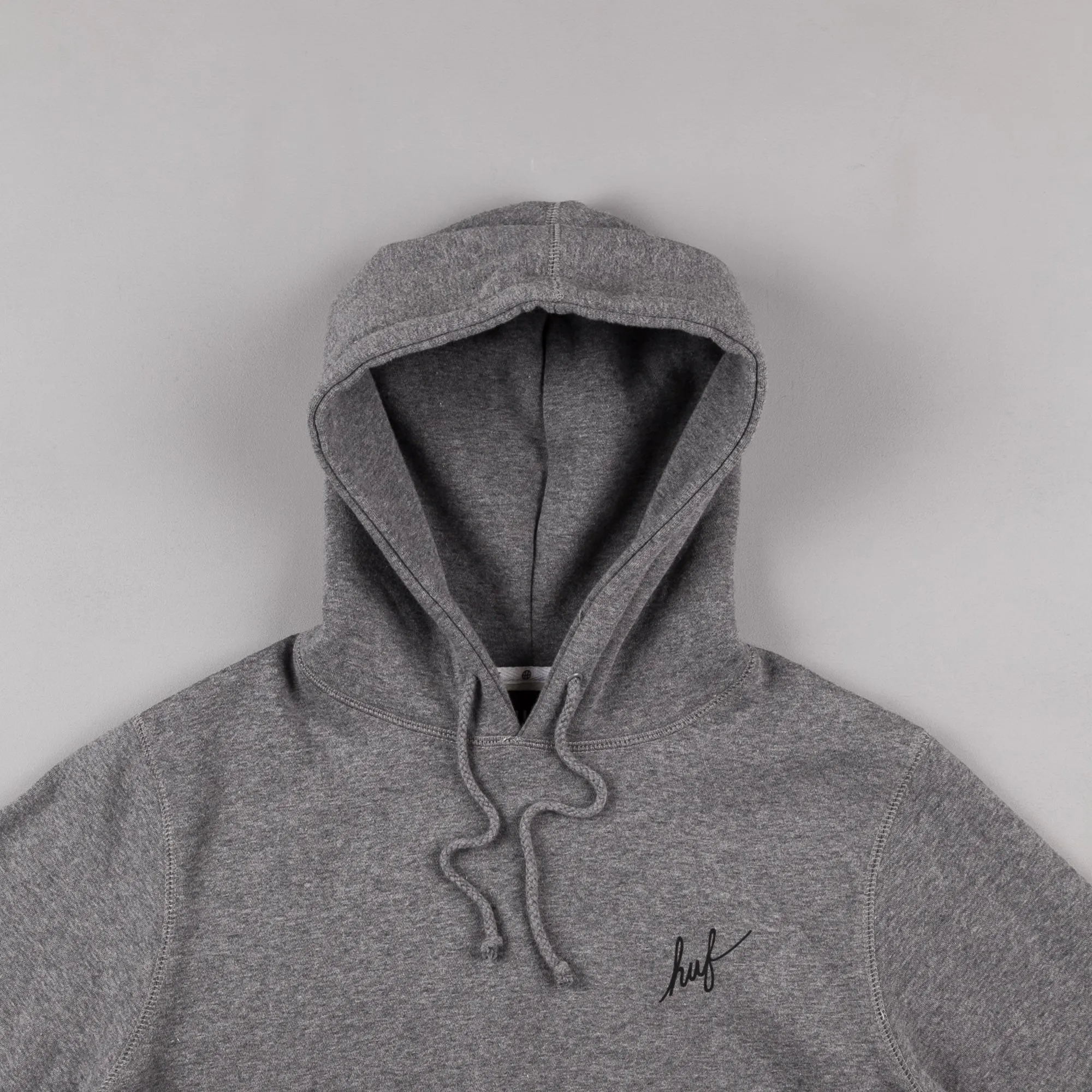 HUF Muted Military Classic H Hooded Sweatshirt - Grey Heather