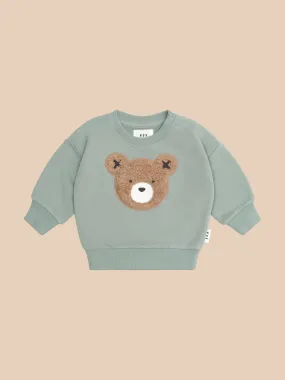 Huxbaby Furry Hux Sweatshirt Mineral Green