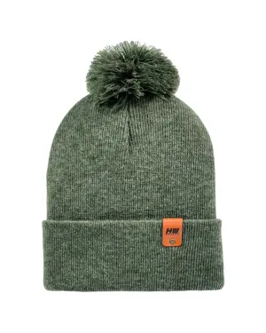 HW6071 HAAKWEAR Pom Pom Beanie - Made in USA - Forest Green