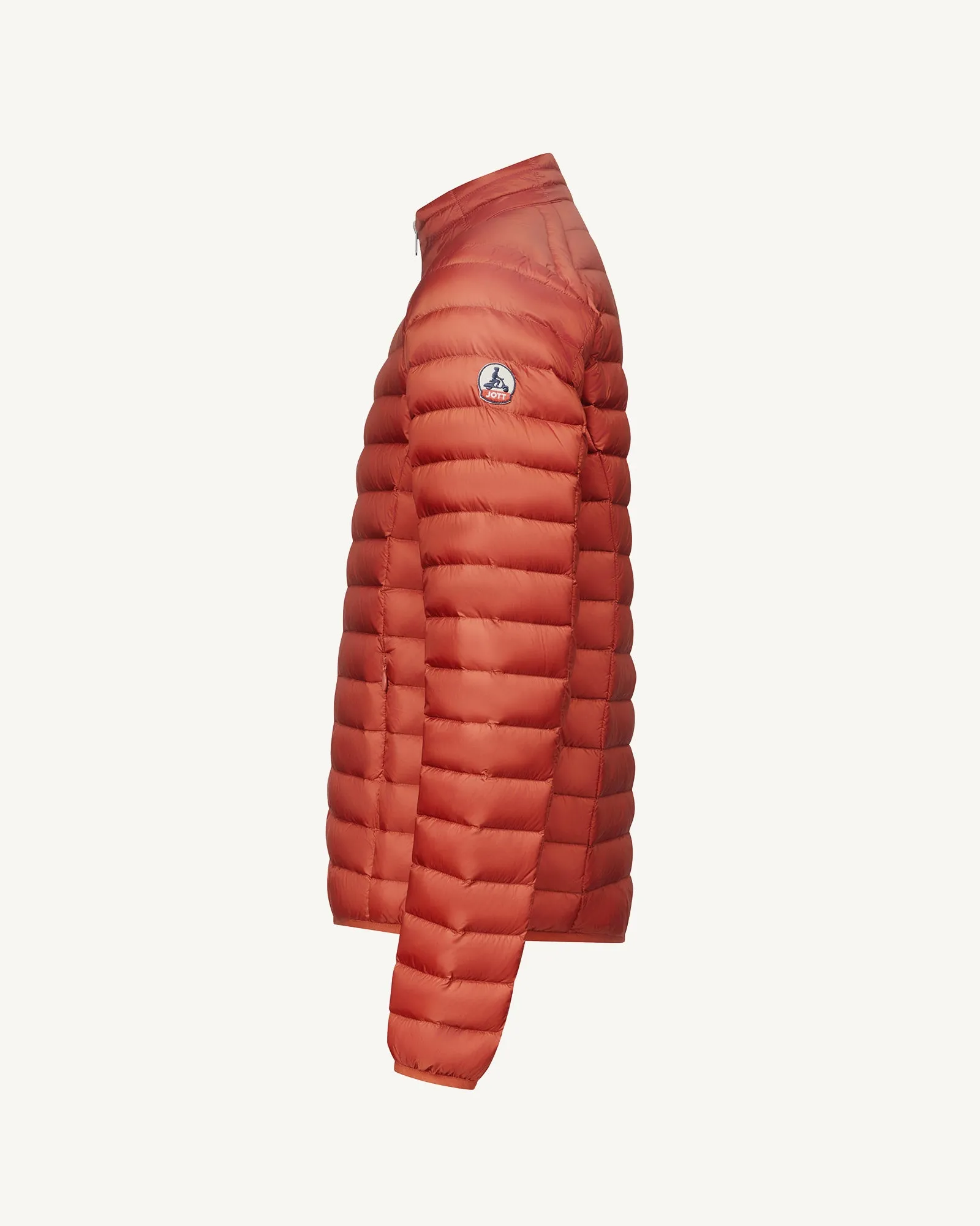 Intense rust Lightweight down jacket Mat