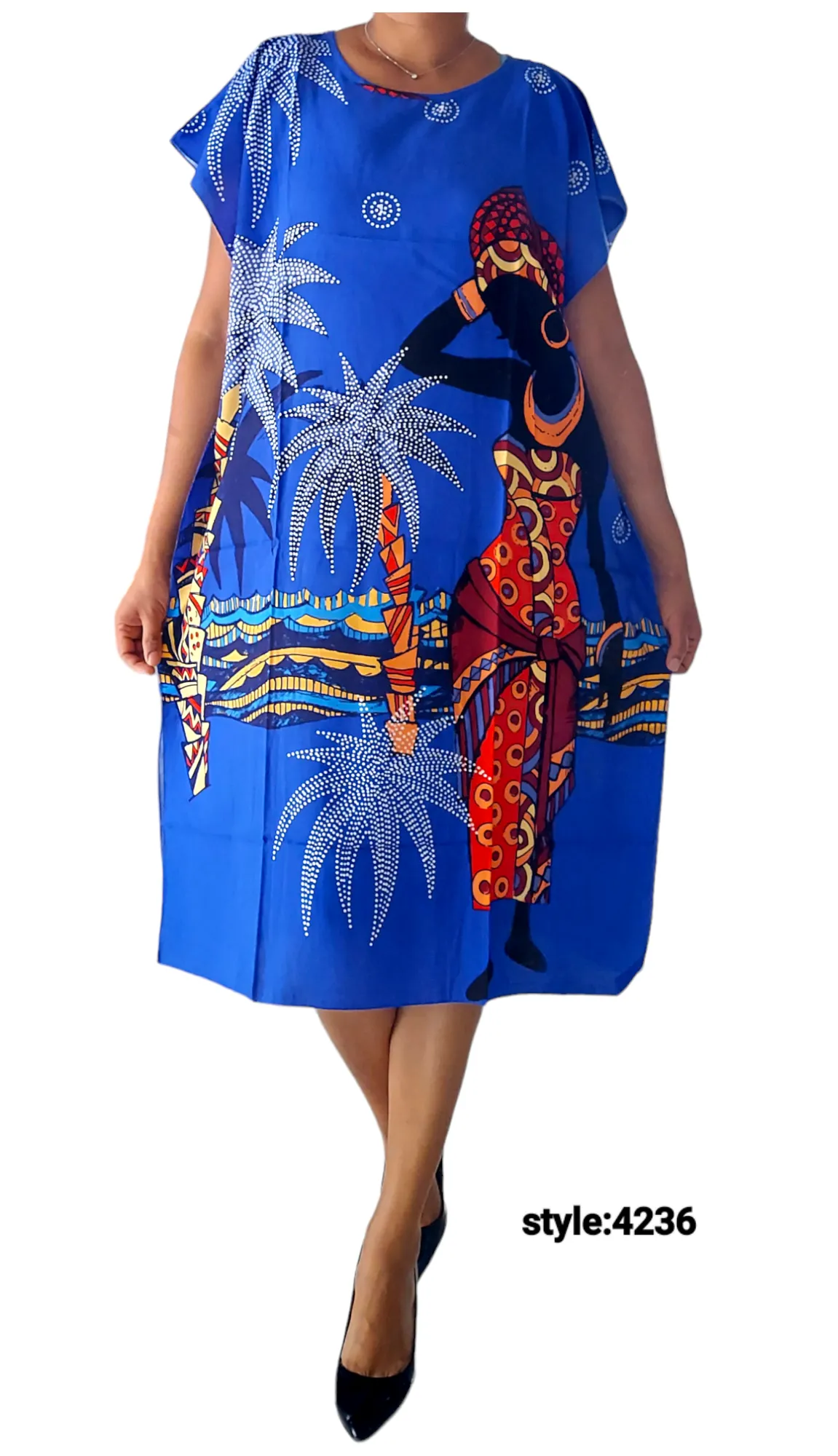 Kaftan / Mid Length Dress -4236