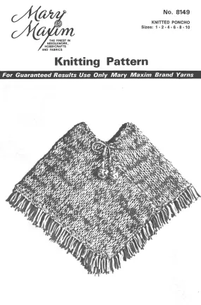 Knitted Poncho Pattern