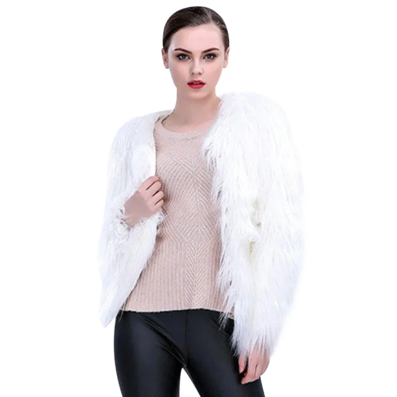 L.E.D Faux Fur Sweater