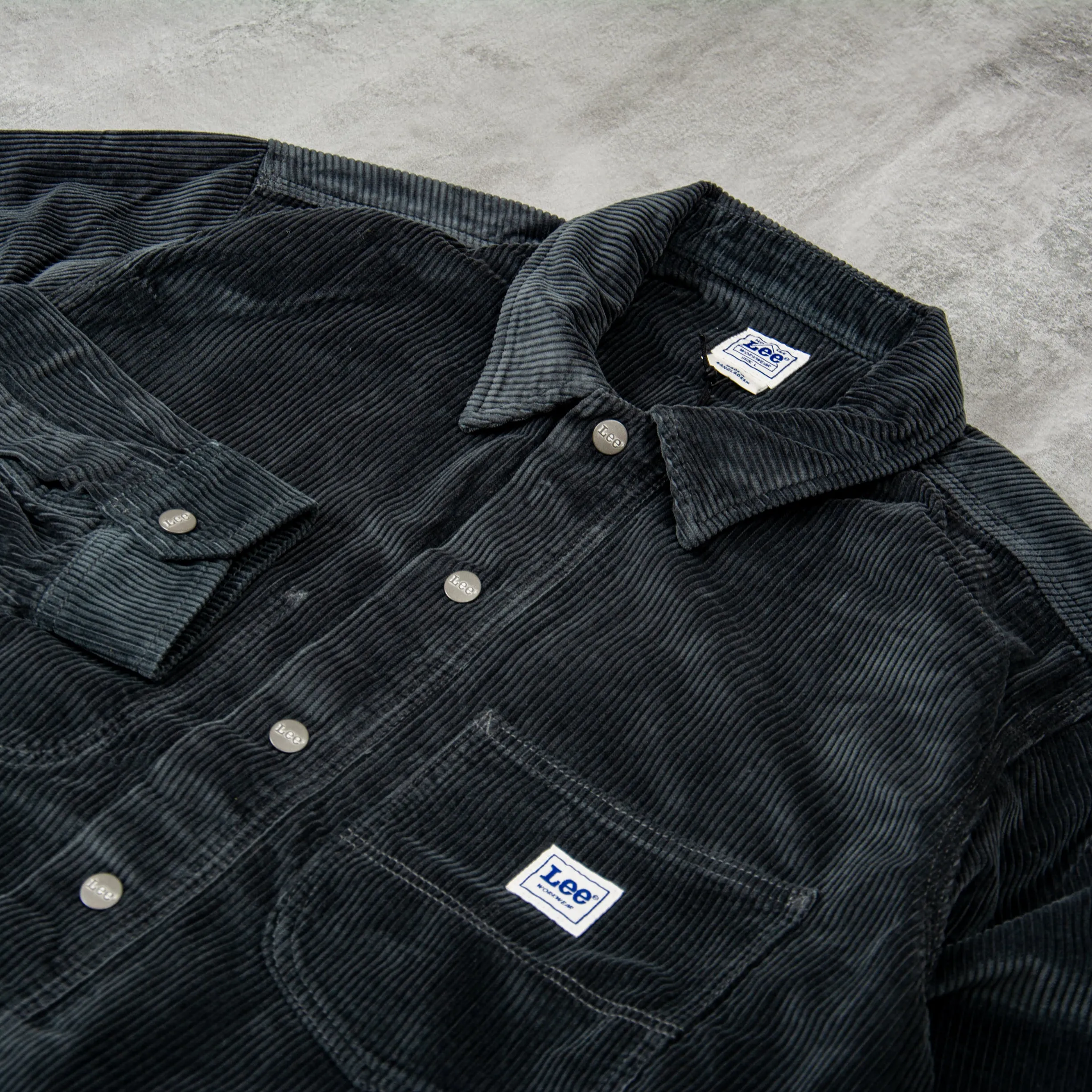 Lee Worker Overshirt - Dark Muted Gray