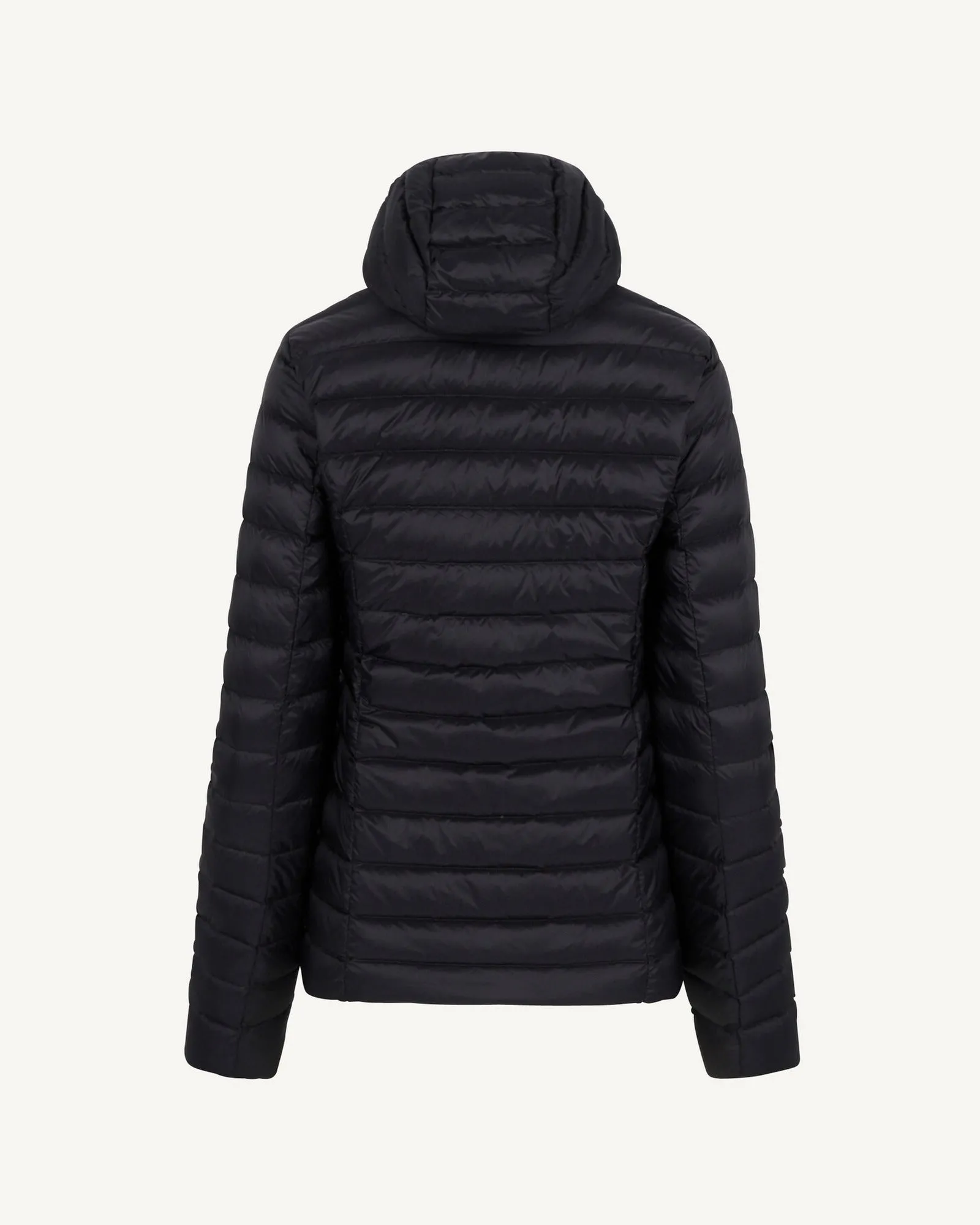 Lightweight hooded down jacket Black Cloe