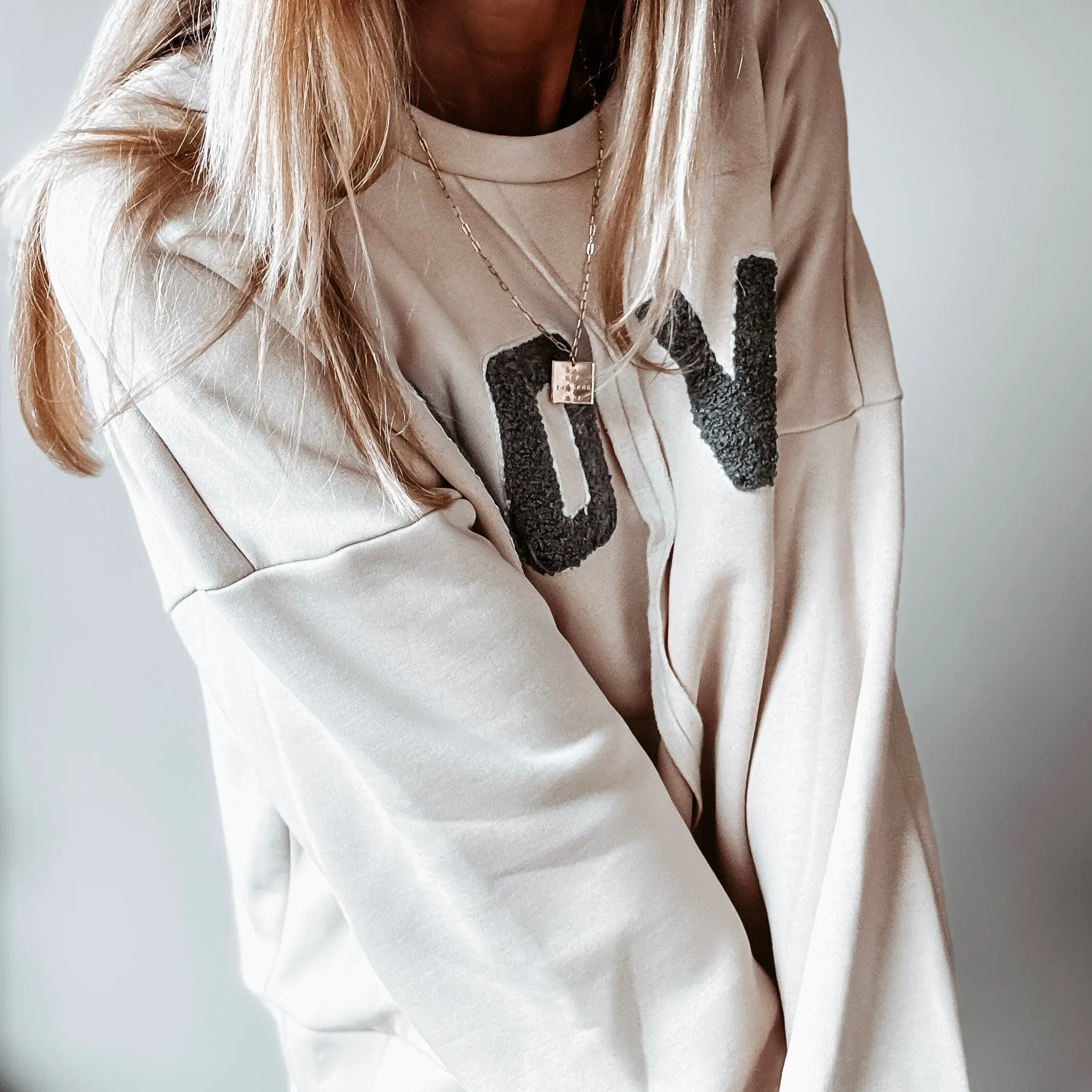 LOVE vintage white sweatshirt *NEW*