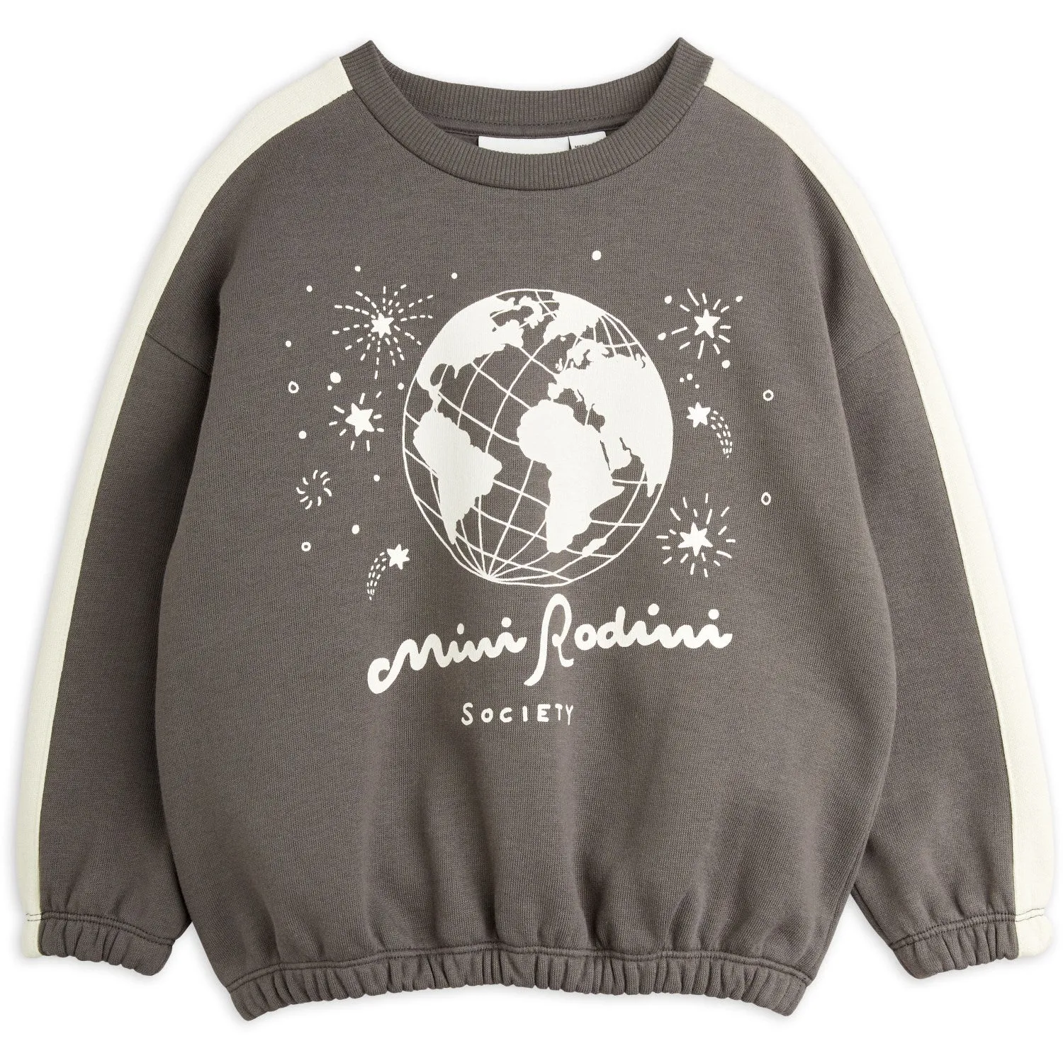 Mini Rodini Grey Mini Rodini Society Sp Sweatshirt