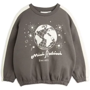 Mini Rodini Grey Mini Rodini Society Sp Sweatshirt