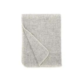 Minimalist Grey Baby Blanket