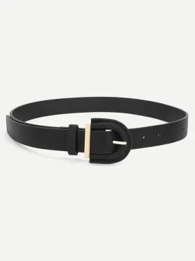 Minimalist PU Belt