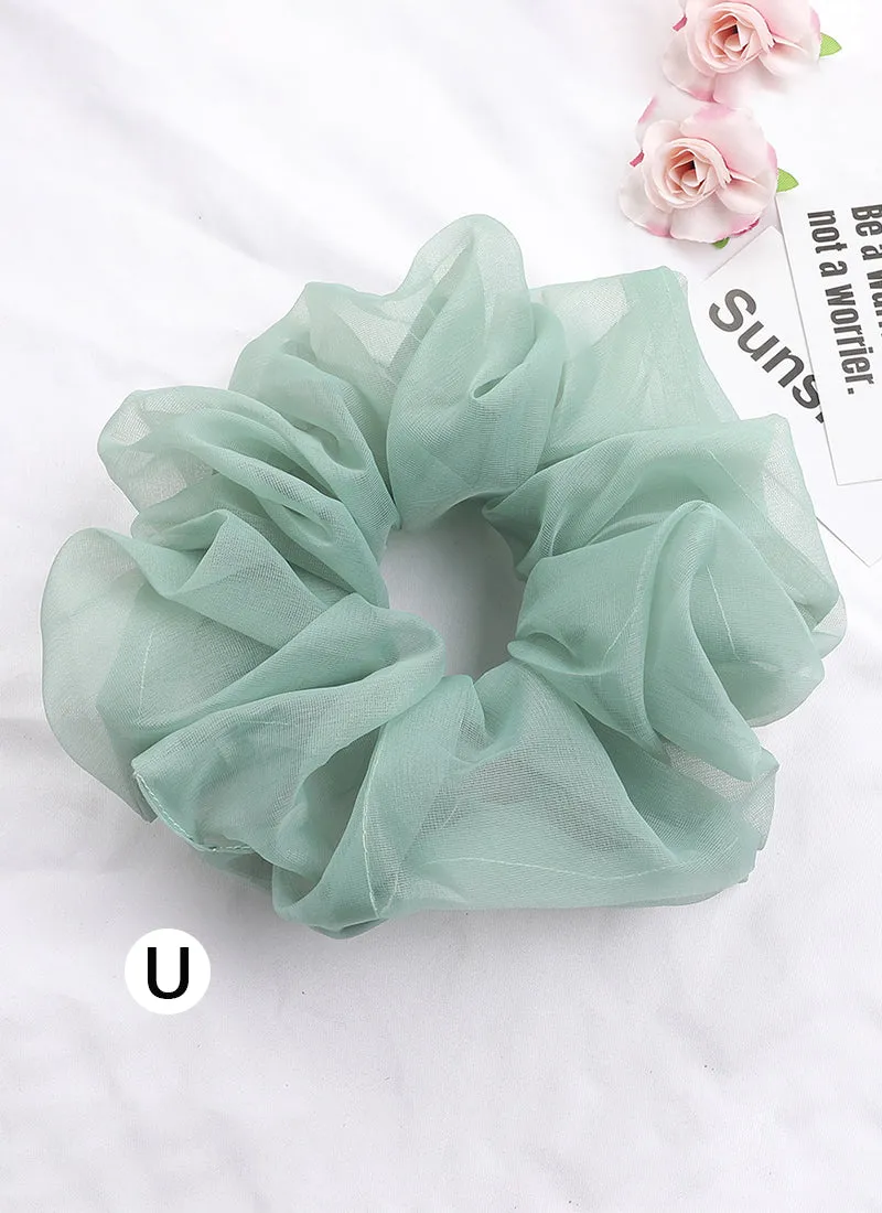 Minimalist Solid Scrunchie