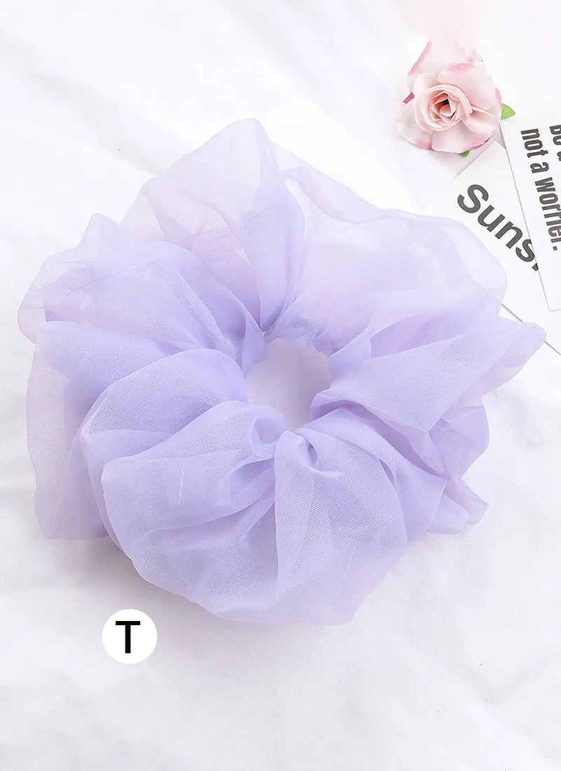 Minimalist Solid Scrunchie