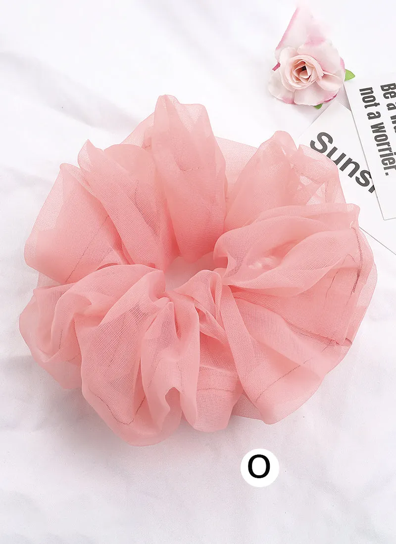 Minimalist Solid Scrunchie