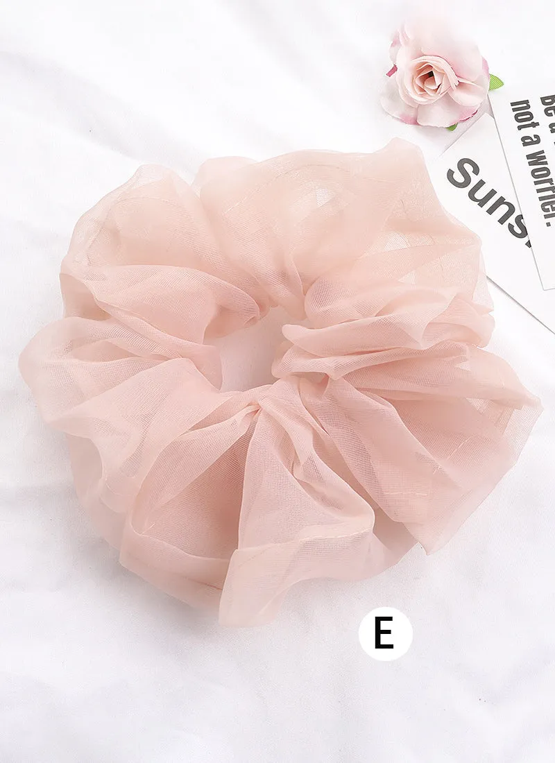 Minimalist Solid Scrunchie