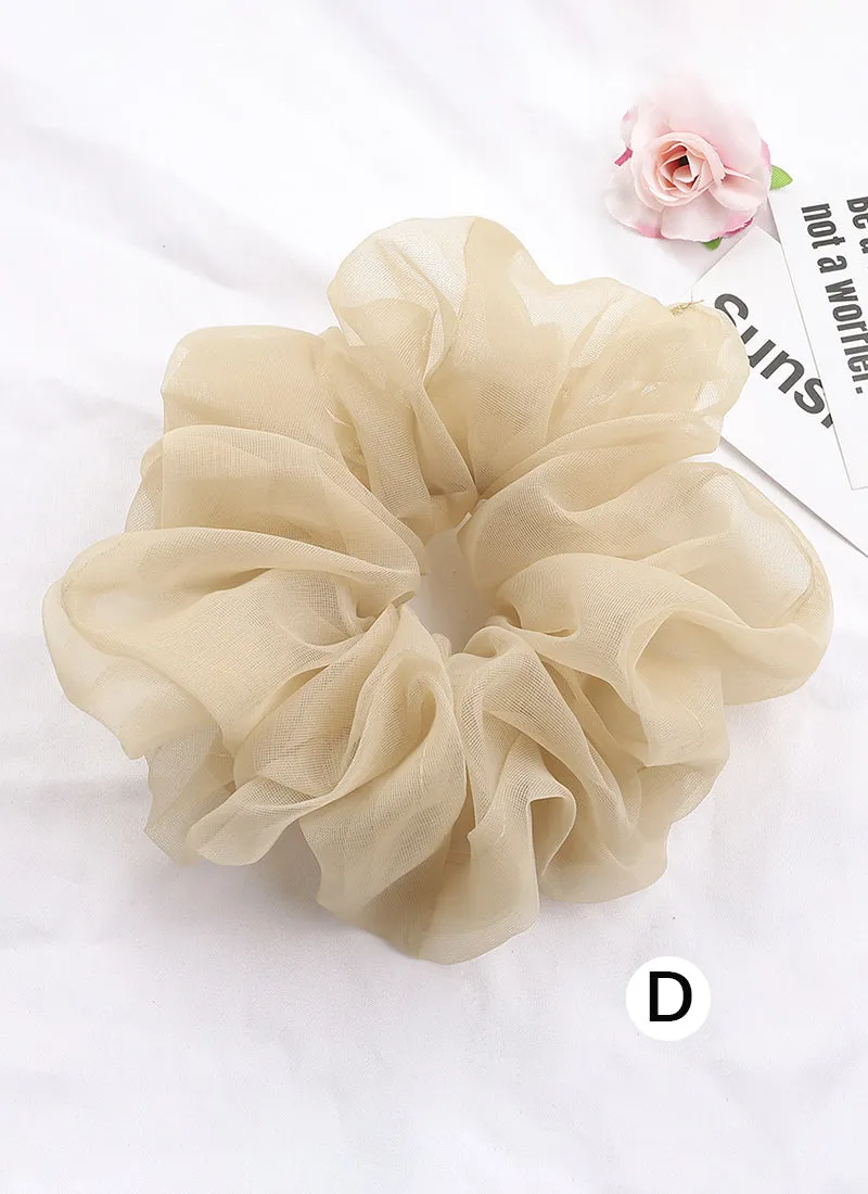 Minimalist Solid Scrunchie